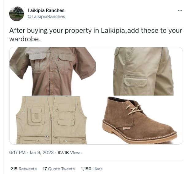 Laikipia ranches laikipiaranches after buying your property in laikipia,add thes