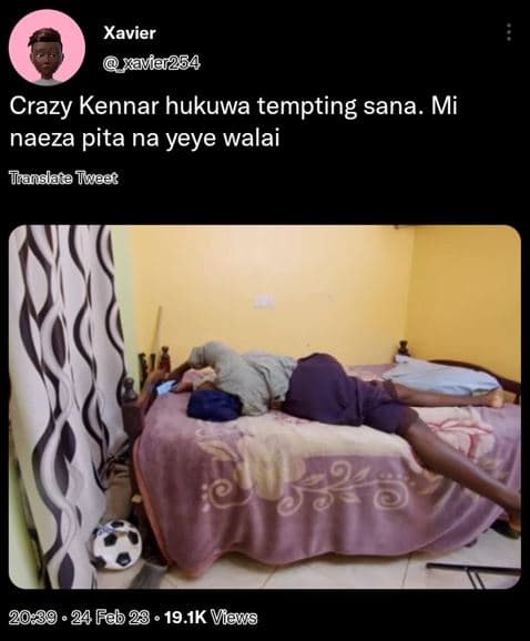 Xavier xava254 crazy kennar hukuwa tempting sana. mi naeza pita na yeye walai ta