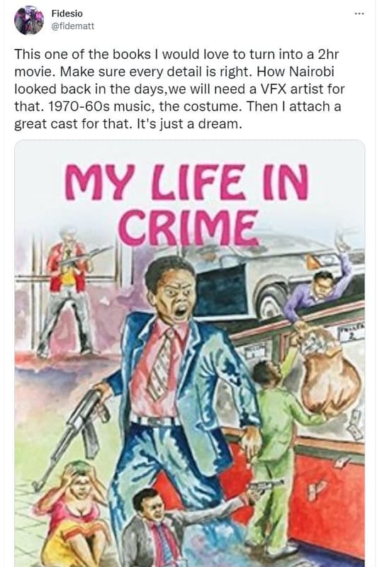 Fidesio fidematt this one of the books would love to turn into a 2hr movie. make