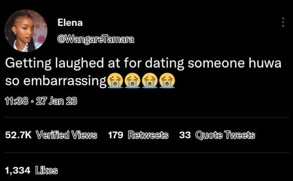 Elena wangaiellamaia getting laughed at for dating someone huwa so embarrassing