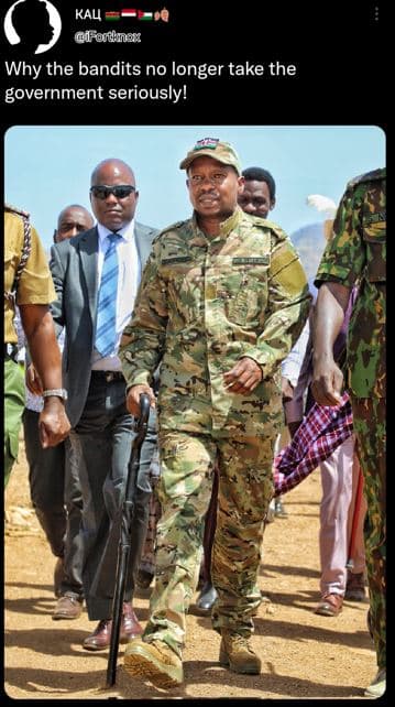 Kal ioudnou why the bandits no longer take the government seriouslyl