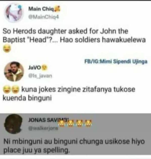 Maln chiq malochioa so herods daughter asked for john the baptist head' ? hao so