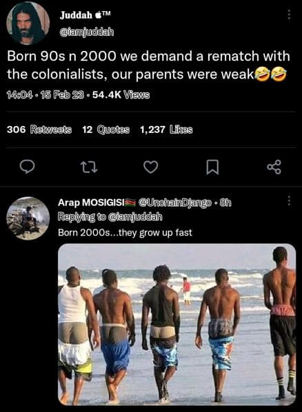 Juddah tm iamjuddah born 9os n we demand a rematch with the colonialists, our pa