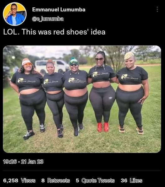 Emmanuel lumumba jumumba lol. this was red shoes' idea 21jan 23 6,258 views 8 re