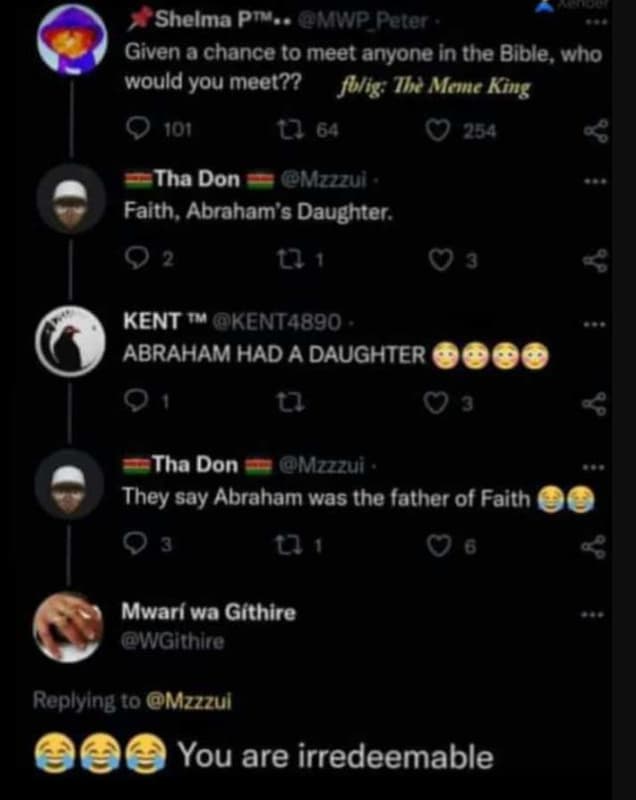 Shelma pr aepelei given a chance 0 meet anyone inthe bible, who would you meet??