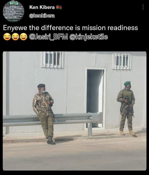 Ken kibera kenkibera enyewe the difference is mission readiness jasiri_bfm kinje