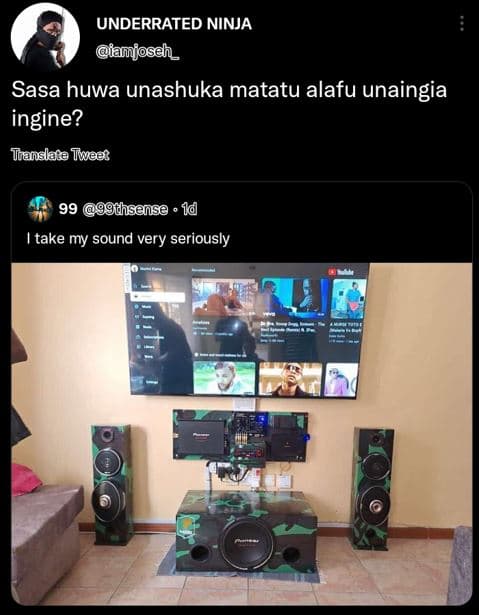 Underrated ninja iamjoseh_ sasa huwa unashuka matatu alafu unaingia ingine? tans