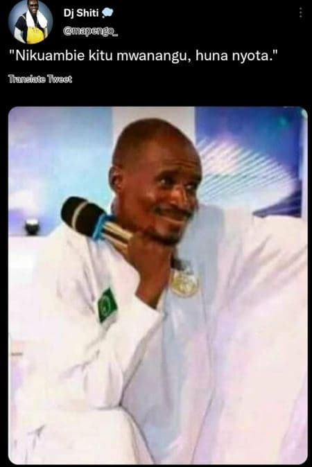 Dj shiti mapango nikuambie kitu mwanangu, huna nyota_ tanslata iwect