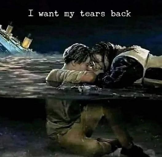 I want my tears back