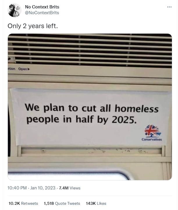 No context brits nocontextbrits only 2 years left. uon openr we plan to cut all