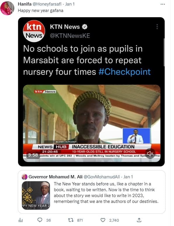 Hanifa honeyfarsafi jan happy new year gafana ktn ktn news news ktnnewske no sch