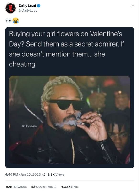 Daily loud dailyloud buying your girl flowers on valentine's day? send them as a