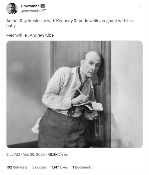 Omwamba omwambake amber ray breaks up with kennedy rapudo while pregnant with hi