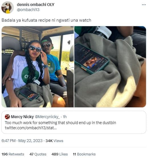 Dennis ombachi oly ombachi13 badala ya kufuata recipe ni ngwati una watch mercy