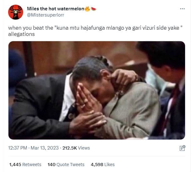 Miles the hot watermelon mistersuperiorr when you beat the kuna mtu hajafunga ml