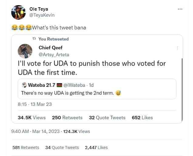 Ole teya teyakevin a6ewhat's this tweet bana you retweeted chief qeef artsy_arte