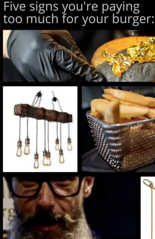 Five signs you're paying too much for your burger