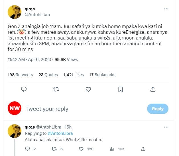 X!ors antohlibra gen z anaingia job 11am_ juu safari ya kutoka home mpaka kwa ka