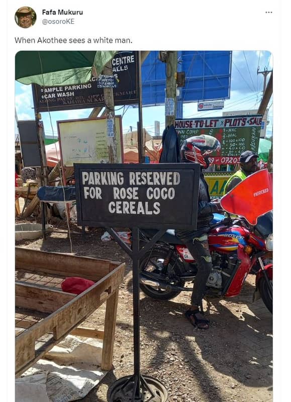 Fafa mukuru osoroke when akothee sees a white man. centre alls ample parking car