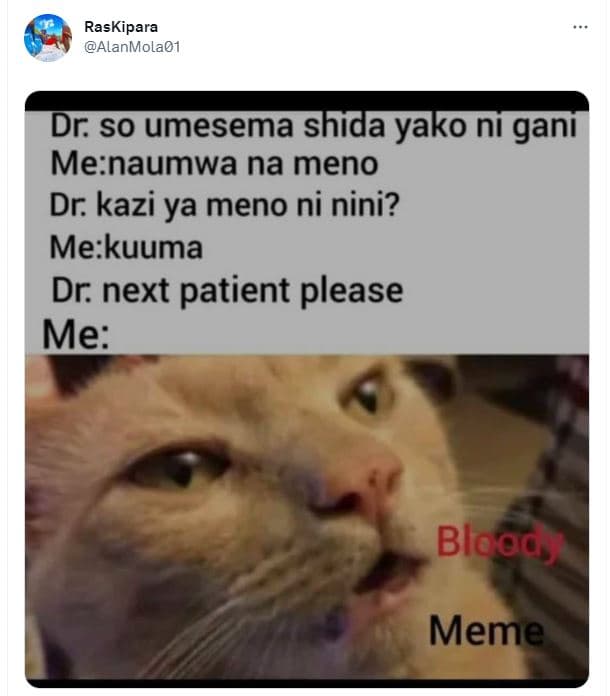 Raskipara alanmola01 dr so umesema shida yako ni gani menaumwa na meno dr kazi y