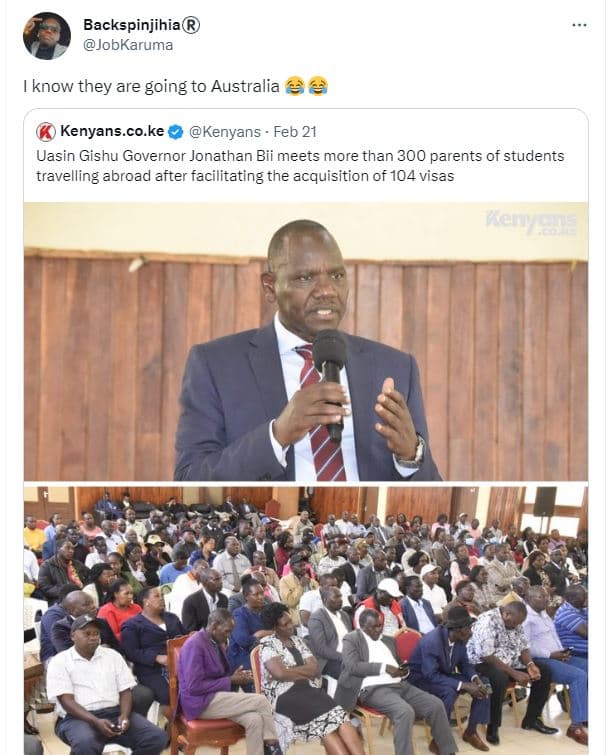 Backspinjihia jobkaruma know they are going to australia kenyans.co.ke kenyans .