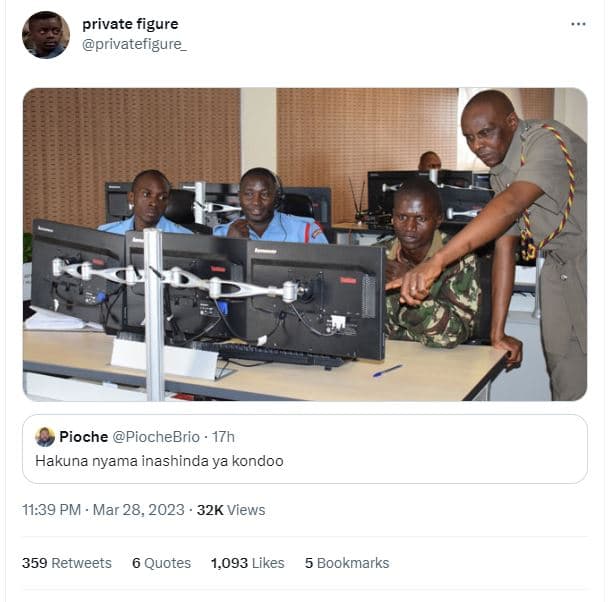 Private figure privatefigure pioche piochebrio 17h hakuna nyama inashinda ya kon