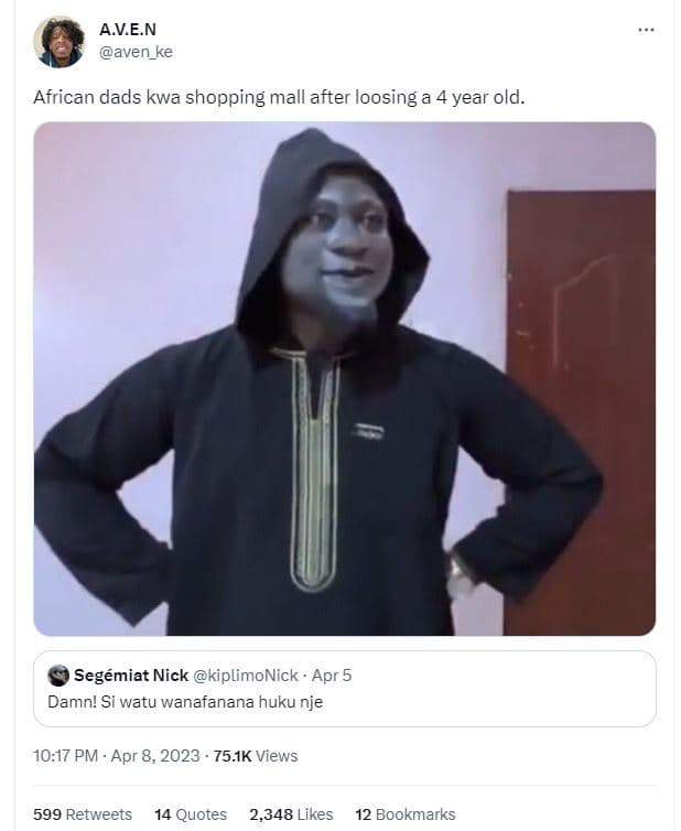 Aven aven_ke african dads kwa shopping mall after loosing a 4 year old. segémiat