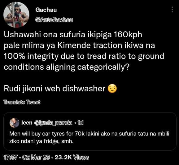 Gachau antogachau ushawahi ona sufuria ikipiga 16okph pale mlima ya kimende trac