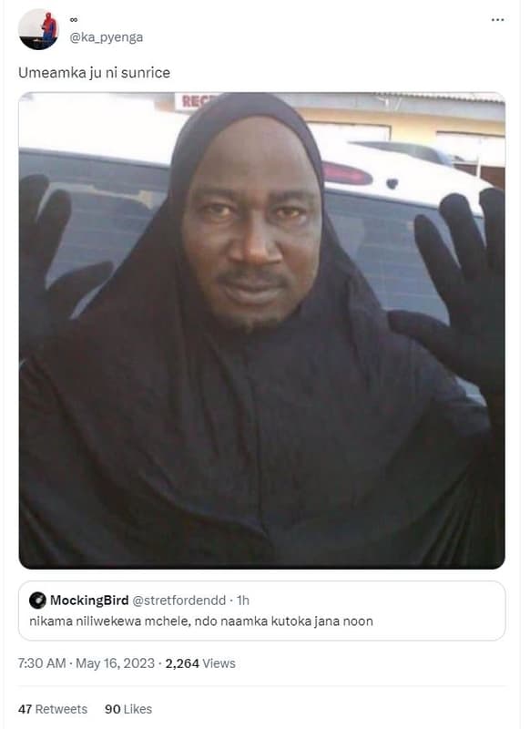 Ka pyenga umeamka ju ni sunrice mockingbird stretfordendd nikama niliwekewa mche