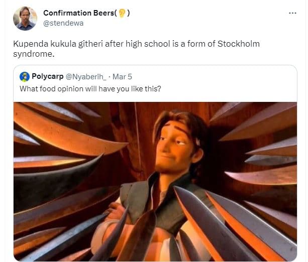 Confirmation beers stendewa kupenda kukula githeri after high school is a form o