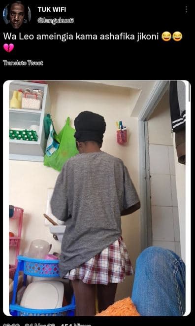 Tuk wifi ungukuug wa leo ameingia kama ashafika jikoni tanslde teet aga gaa dd