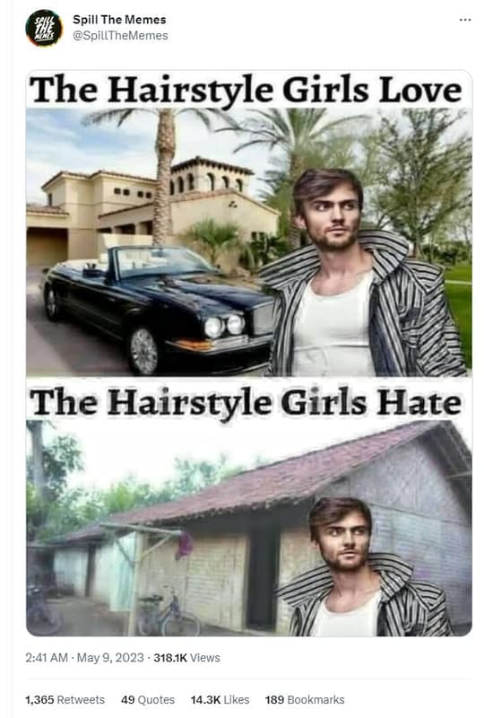 944 spill the memes spillthememes the hairstyle girls love ihe hairstyle girls h
