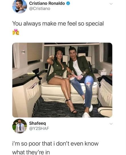 Cristiano ronaldo cristiano you always make me feel so special shafeeq y2shaf i'