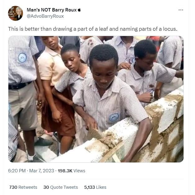 Man's not barry roux advobarryroux this is better than drawing a part of a leaf