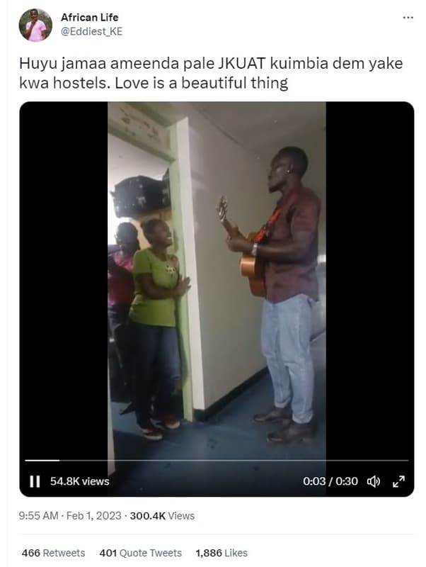 African life eddiest_ke huyu jamaa ameenda pale jkuat kuimbia dem yake kwa hoste