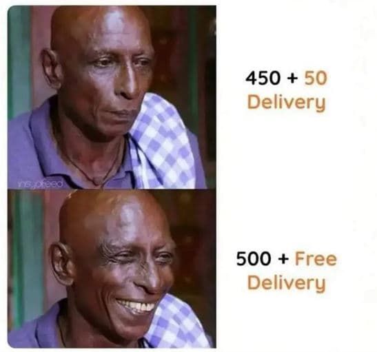 450 50 delivery 500 free delivery
