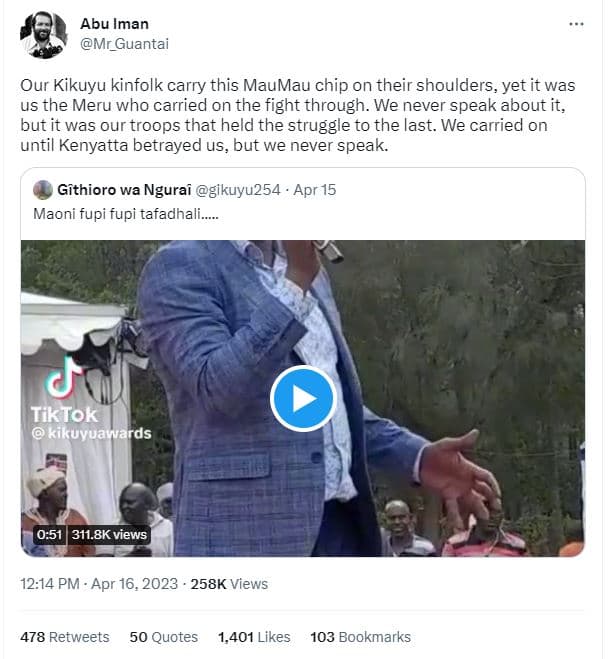 Abu iman mr_guantai our kikuyu kinfolk carry this maumau chip on their shoulders