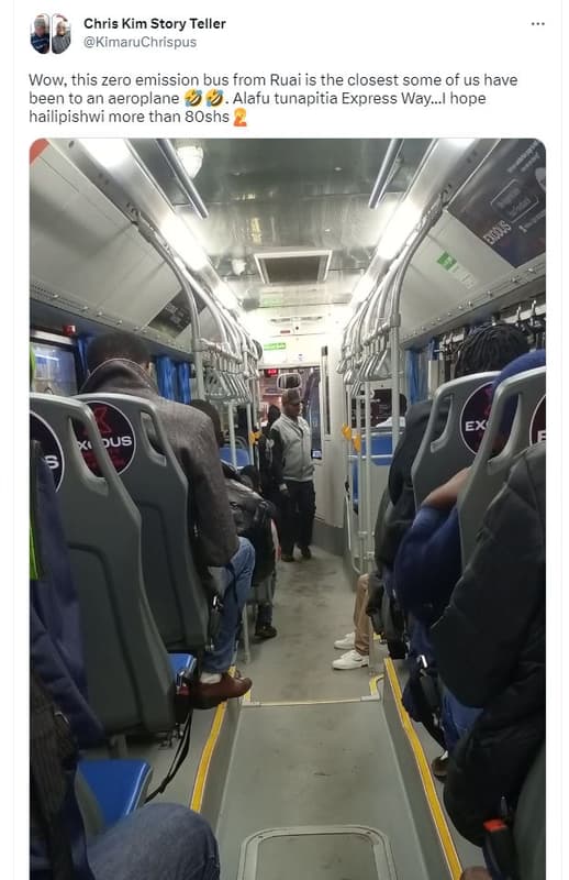 Chris kim story teller kimaruchrispus wow this zero emission bus from ruai is th