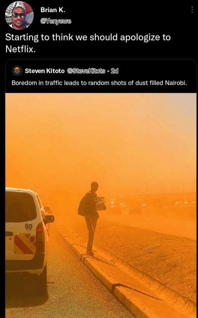 Brian k. yaryewe starting to think we should apologize to netflix . steven kltot