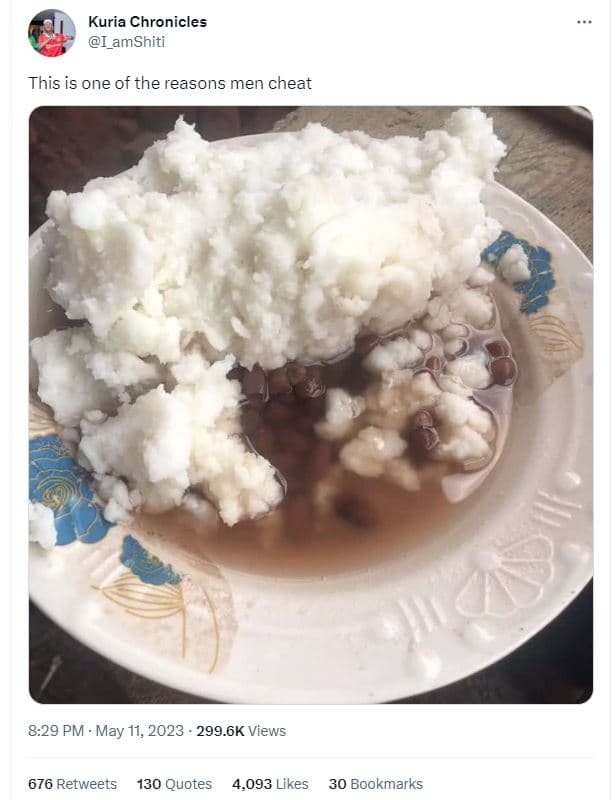 Kuria chronicles iamshiti this is one of the reasons men cheat 8.29 pm . may 11,