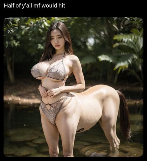 Half of_ y'all mf would hit