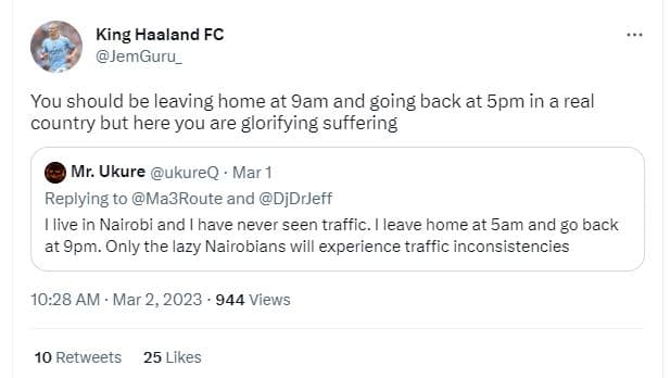 King haaland fc jemguru _ you should be leaving home at 9am and going back at 5p