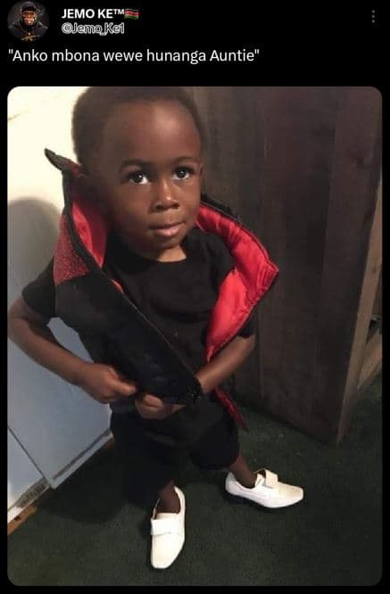 Jemo ketm jenoke anko mbona wewe hunanga auntie