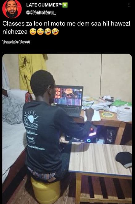 Late cummertm cnairobian _ classes za leo ni moto me dem saa hii hawezi nichezea