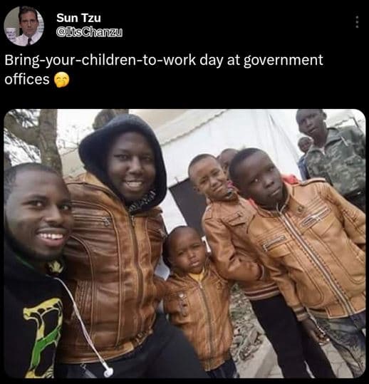 Sun tzu uschanzu bringyourchildrentowork day at government offices