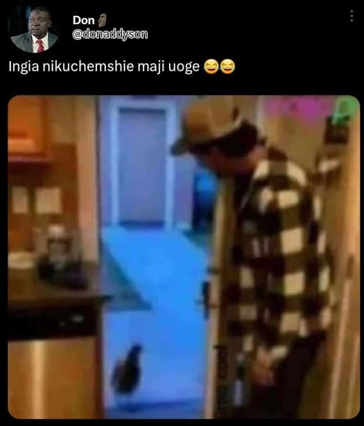 Don donaddyson ingia nikuchemshie maji uoge