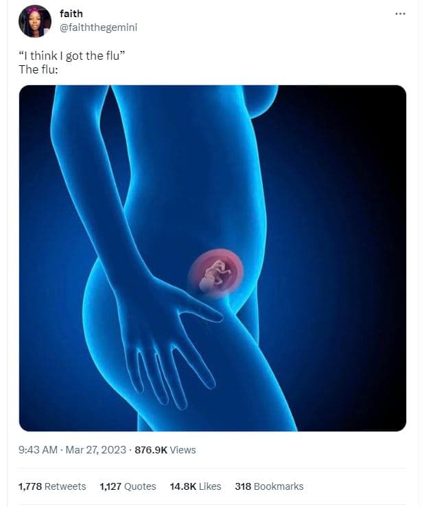 Faith faiththegemini ithink got the flu the flu 9.43 am mar 27, 876.9k views 1,7