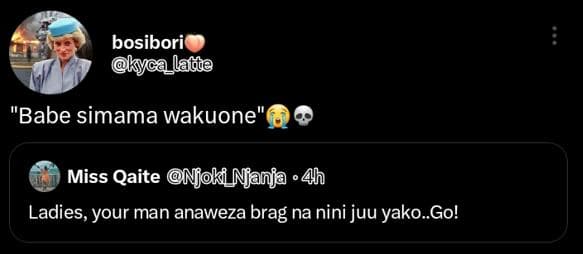 Bosibori kyca_lafe 'babe simama wakuone miss qaite njoki njanja 4h ladies, your