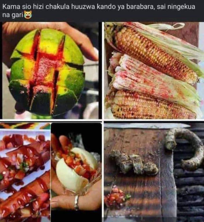 Kama sio hizi chakula huuzwa kando ya barabara sai ningekua na gari