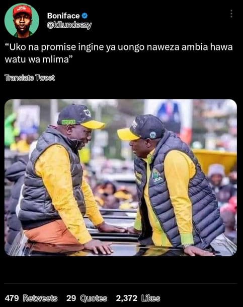 Boniface klundoczy uko na promise ingine ya uongo naweza ambia hawa watu wa mlim